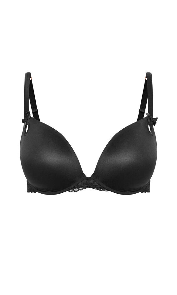 Mounia Push Up Bra - black, BLACK, alternate image number null