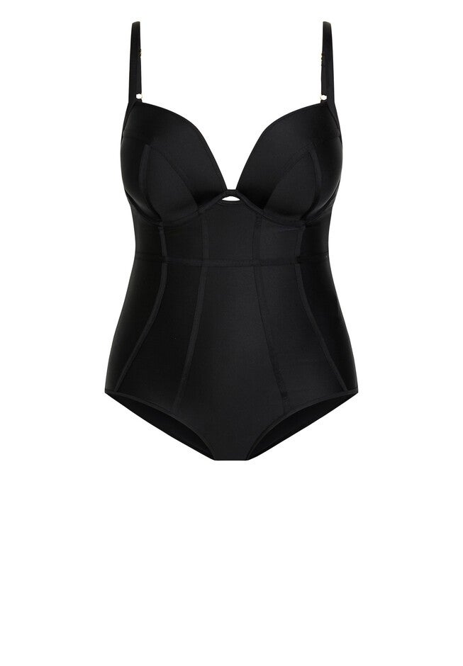 Grenada Underwire 1 Piece - black, BLACK, alternate image number null