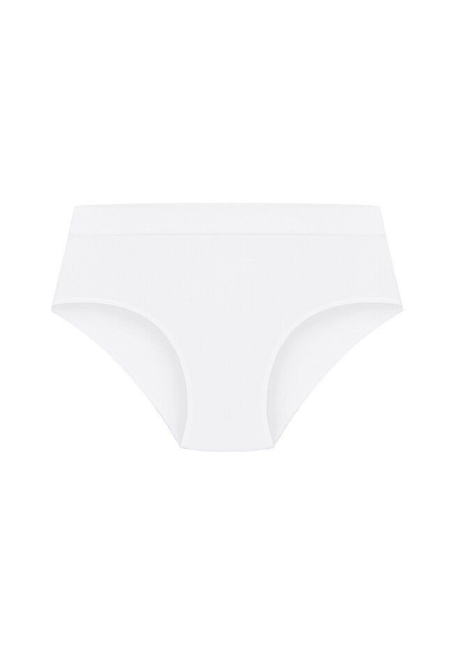 Seamless High Cut Brief, WHITE, alternate image number null