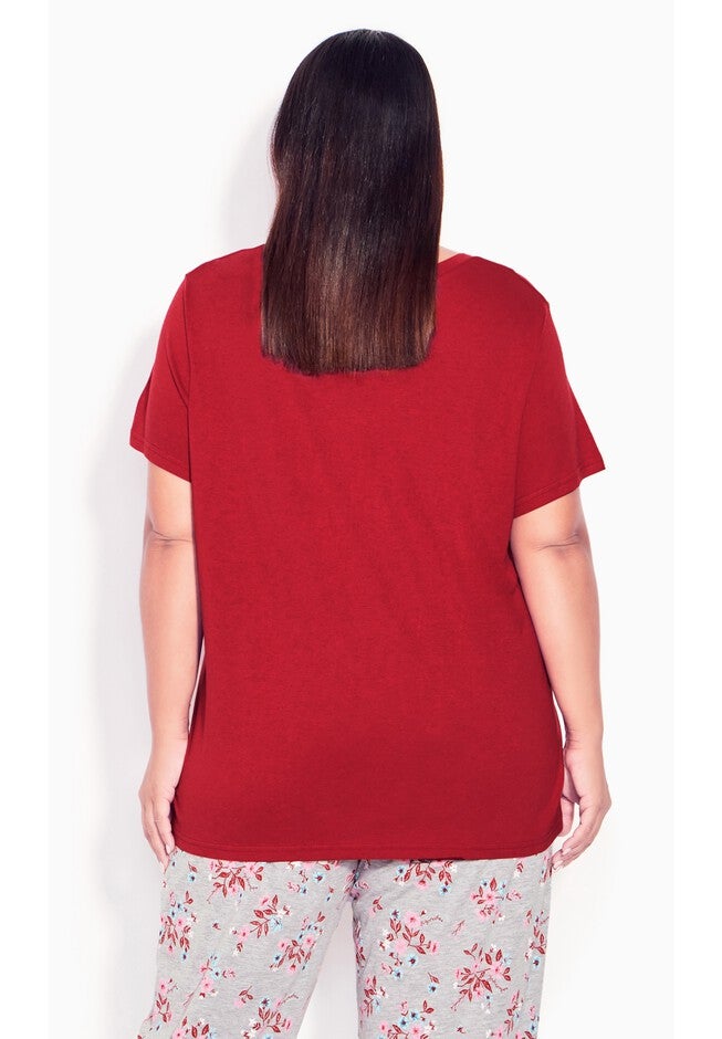 Dreams Grow Short Sleeve Sleep Top, DREAMS GROW, on-hover image number null