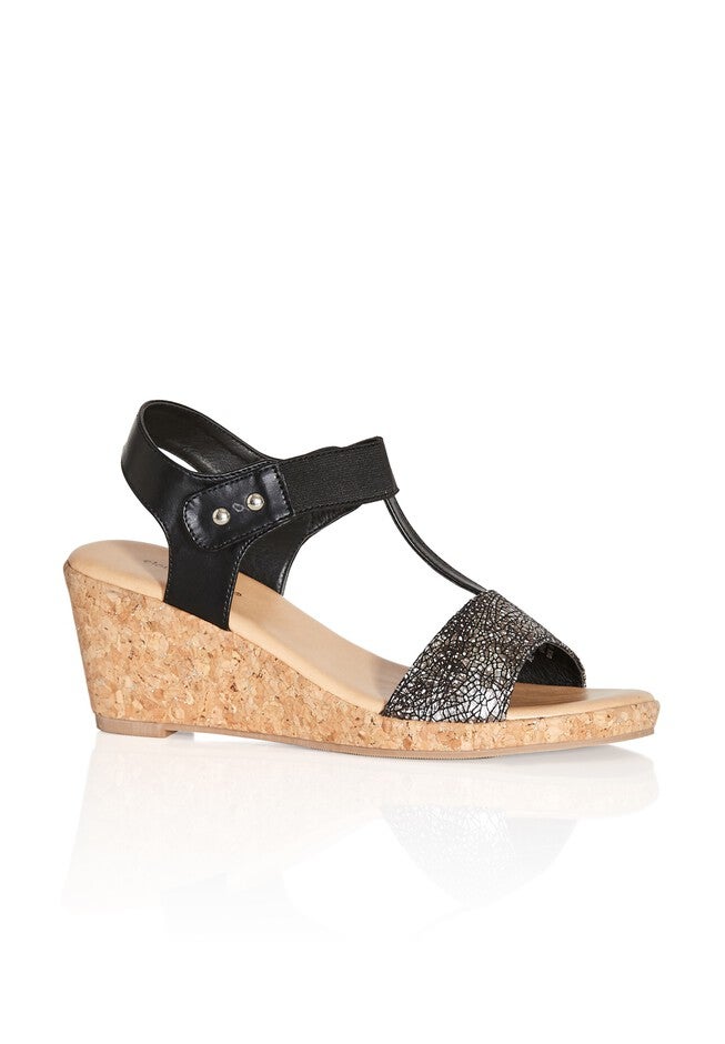 Wilda Wedge, BLACK, alternate image number 2
