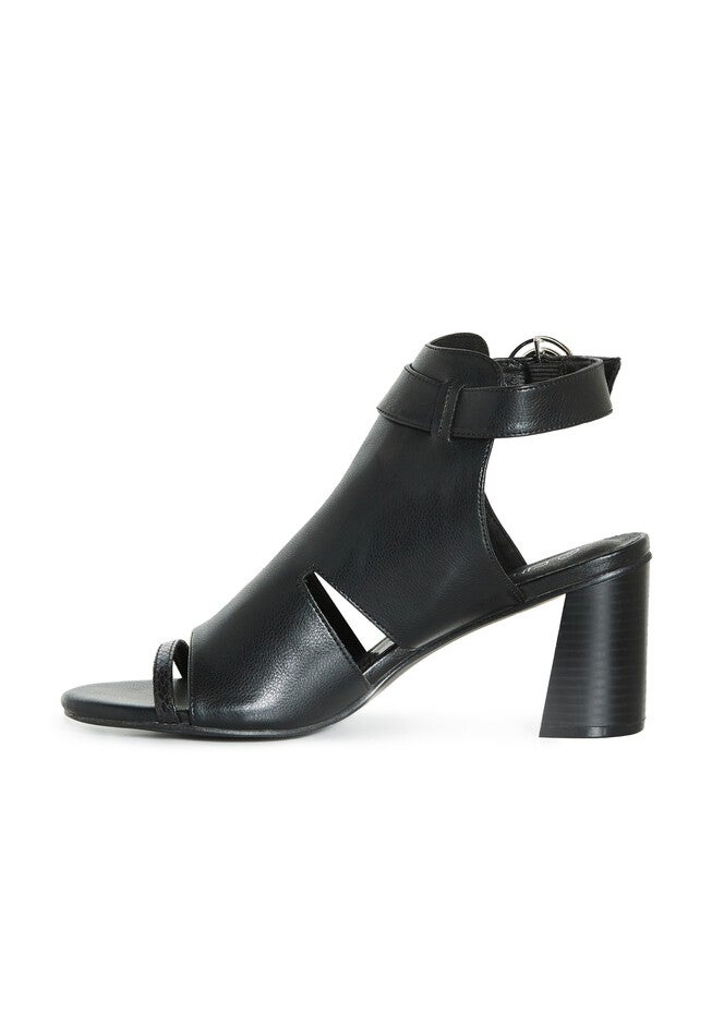 WIDE FIT Buckle Leona Shootie - black, BLACK, alternate image number null