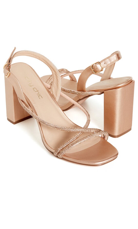 Sparkle Glitz Heel - champagne, BEIGE, alternate image number 5