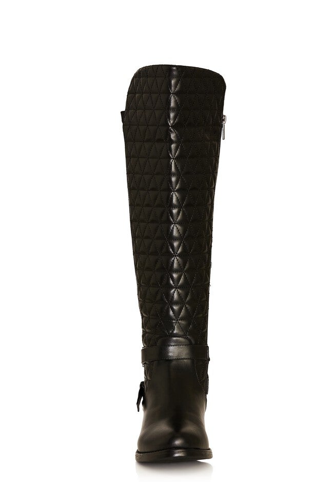 Diana Wide Fit Tall Boot, BLACK, alternate image number null
