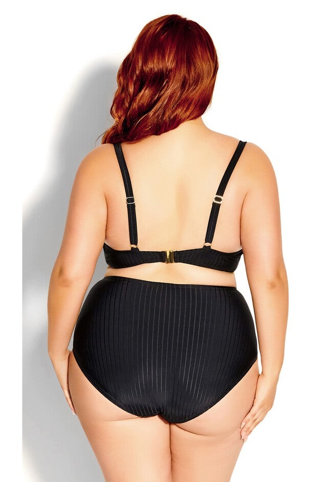 Java Longline Underwire Bikini Top - black, BLACK, on-hover image number null