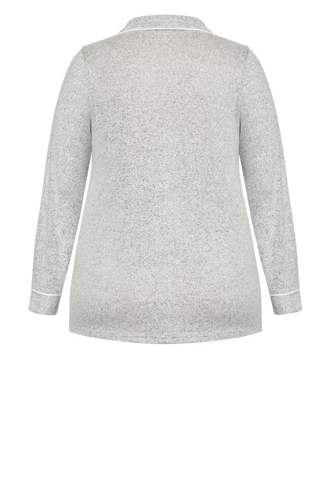 Hacci Button Top, GREY, alternate image number null
