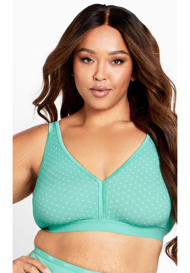 Fashion Cotton Bra, PEPPERMINT SPOT, hi-res image number null