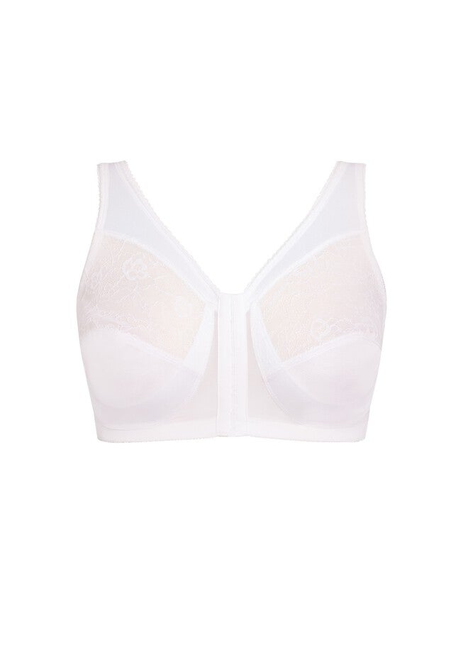 Full Coverage Wire Free Bra, WHITE, alternate image number null