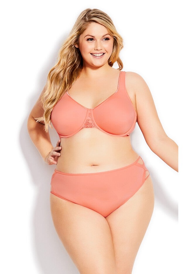Fashion Microfiber Hi Cut Brief, SOFT PEACH, hi-res image number null
