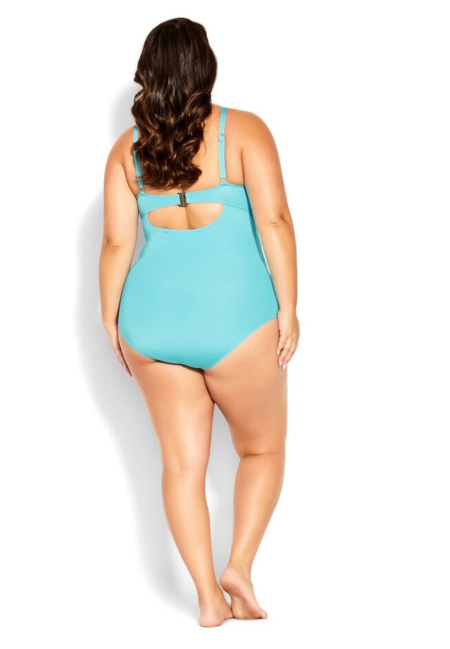 Cancun Underwire 1 Piece - ocean blue, BLUE, on-hover image number null