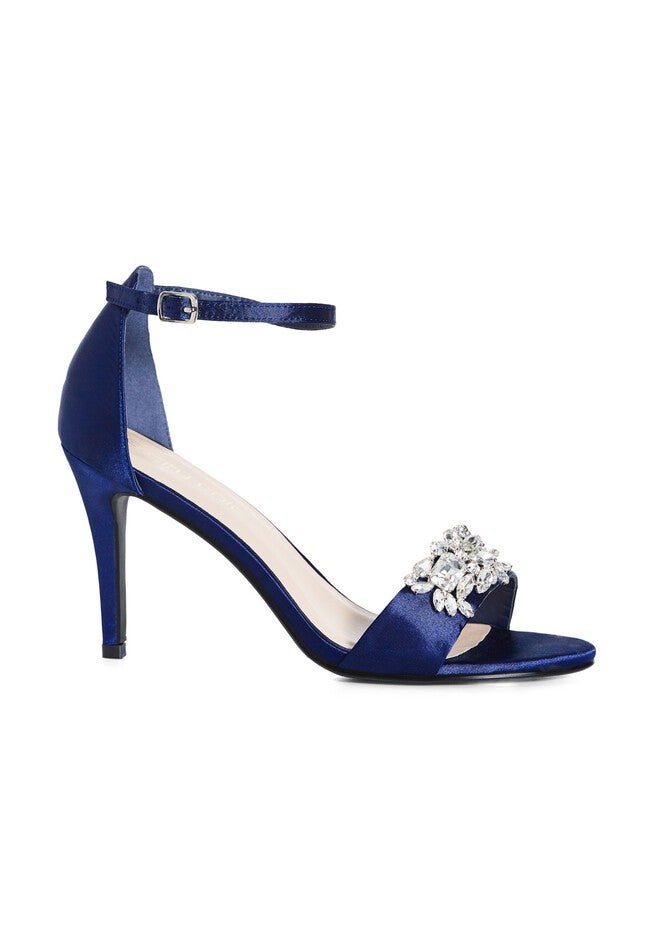 WIDE FIT Totally Glam Heel - navy, BLUE, on-hover image number null