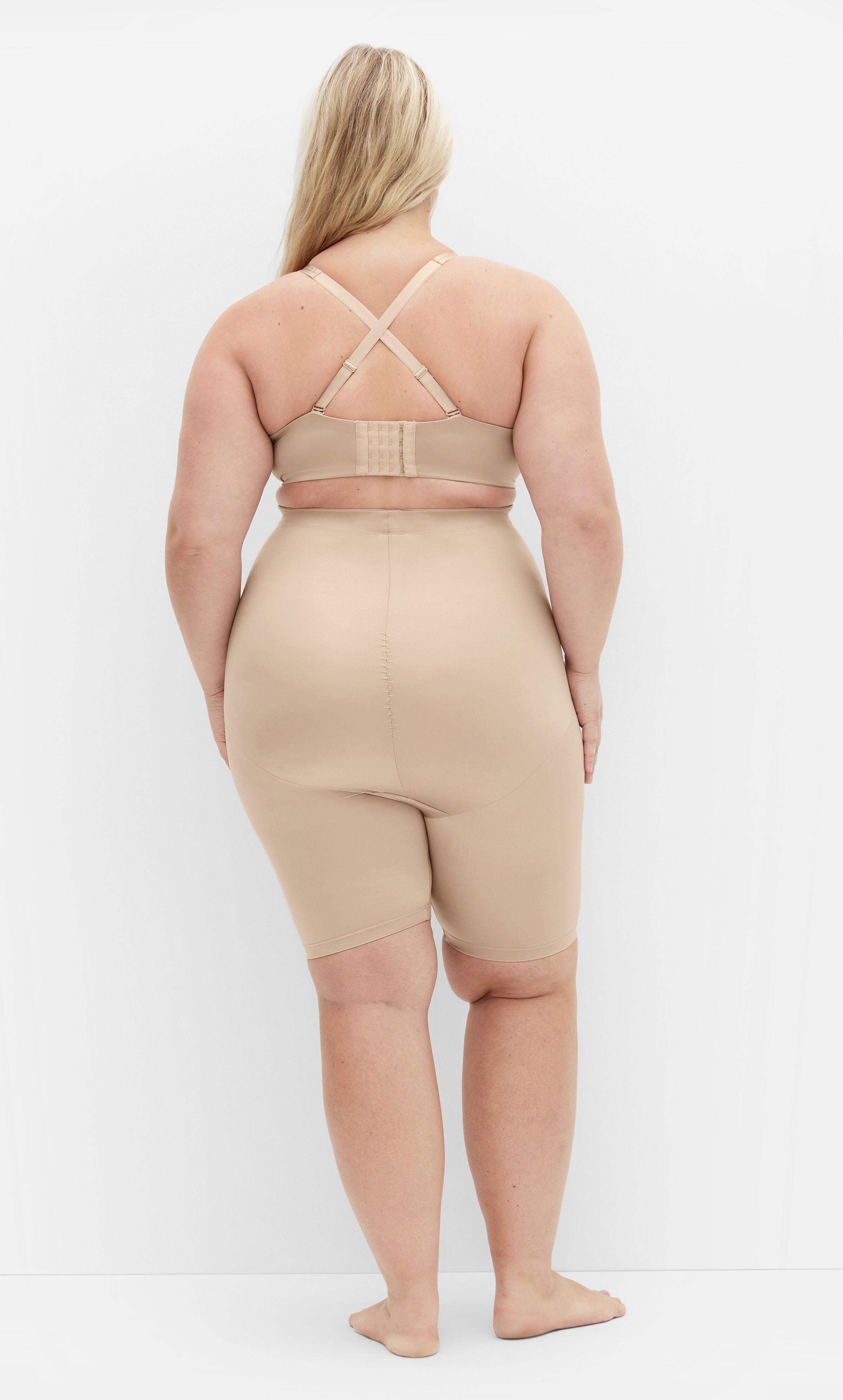 Smooth & Chic Thigh Shaper - latte, BEIGE, alternate image number 3