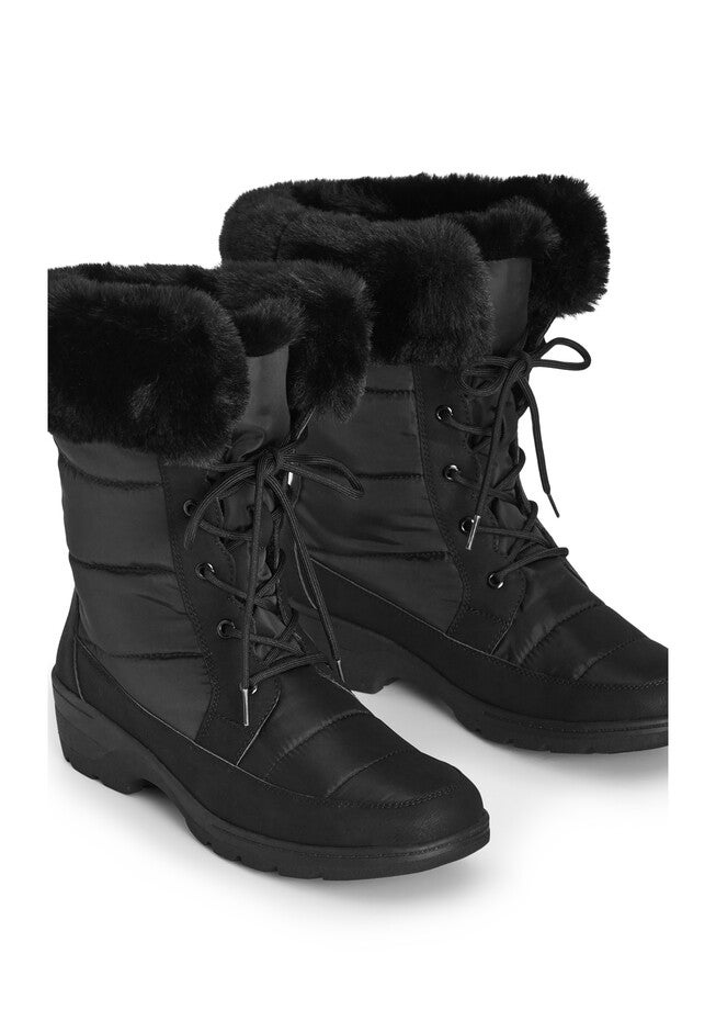 Nylah Cold Weather Boot, BLACK, alternate image number 2