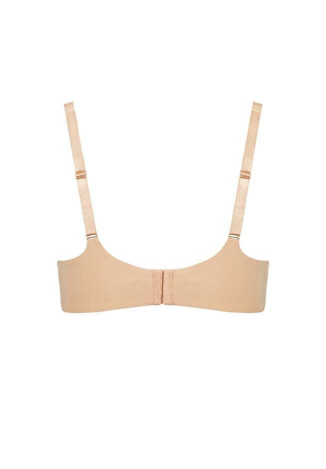 Underwire Basic Plunge Neckline Bra, NUDE, alternate image number null