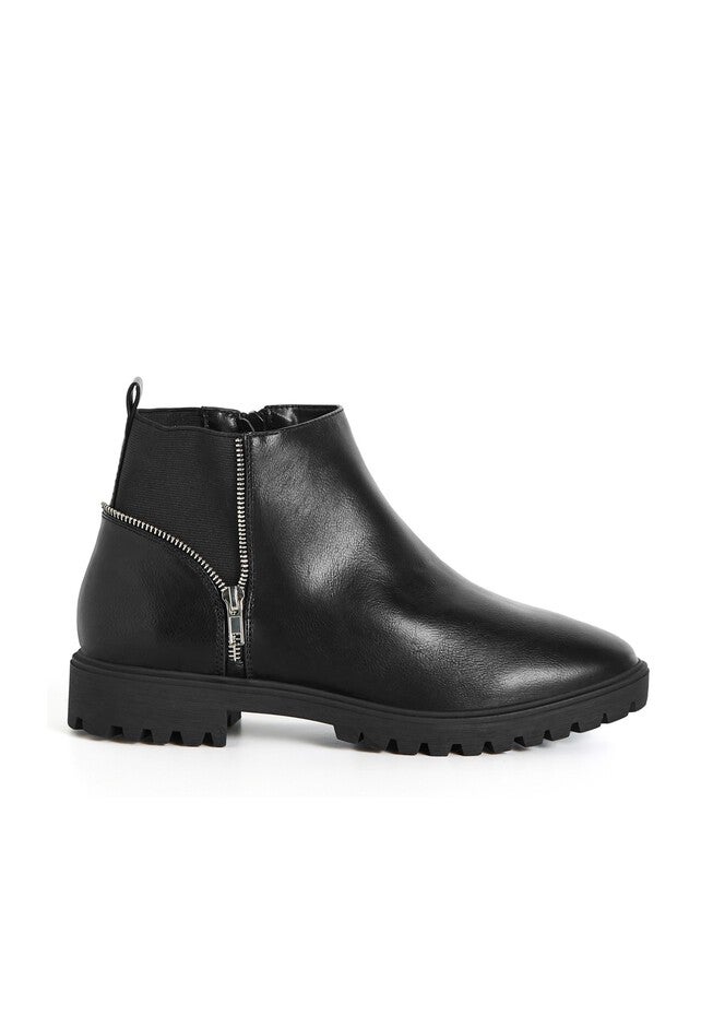 Angie Ankle Boot, BLACK, alternate image number 2