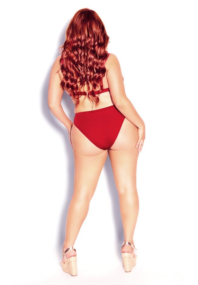 Daisy Bikini Pant - red cherry, RED, on-hover image number 1