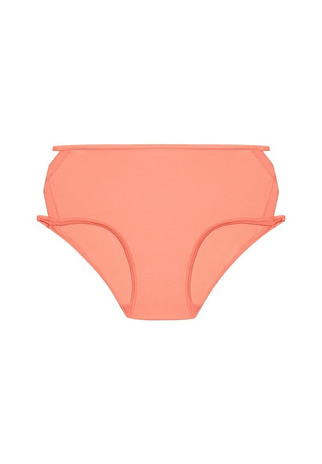 Fashion Microfiber Hi Cut Brief, SOFT PEACH, alternate image number null