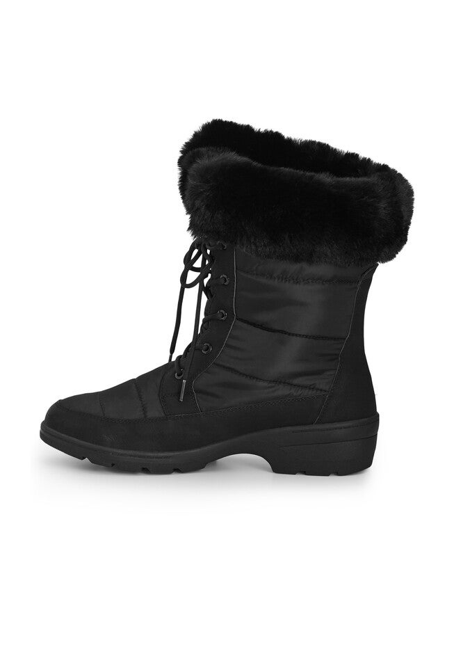 Nylah Cold Weather Boot, BLACK, alternate image number 4