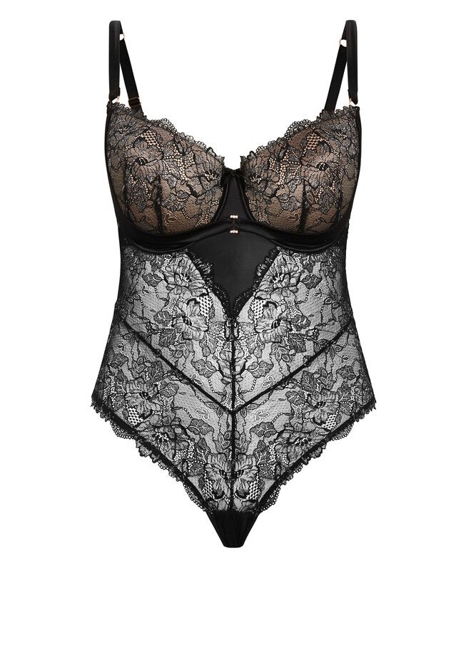 Renay Bodysuit - black, BLACK, alternate image number null