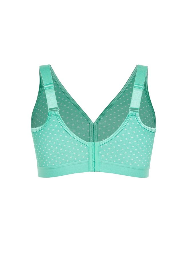Fashion Cotton Bra, PEPPERMINT SPOT, alternate image number null