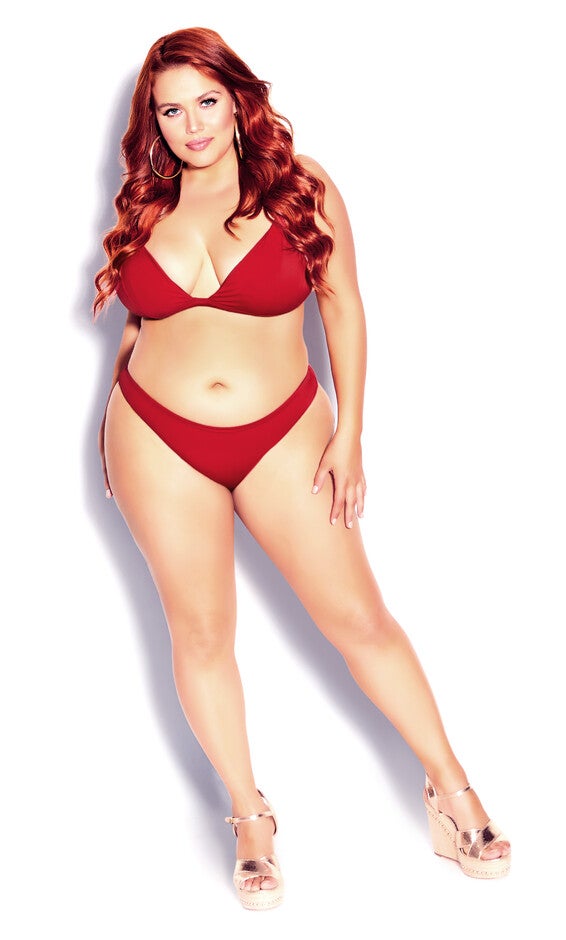 Daisy Bikini Pant - red cherry, RED, hi-res image number 0