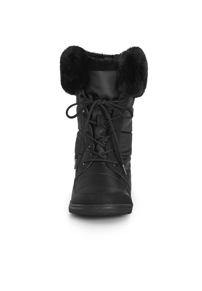 Nylah Cold Weather Boot, BLACK, alternate image number 5