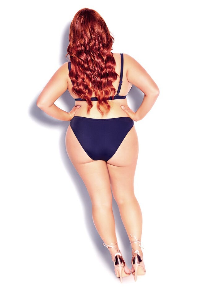 Daisy Bikini Bottom - navy, BLUE, alternate image number null