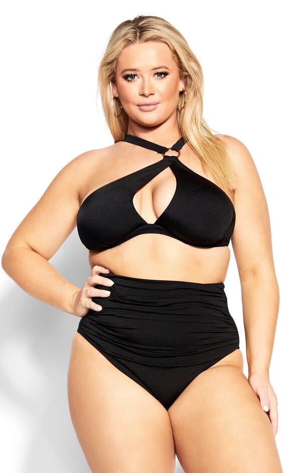 Alena Underwire Bikini Top - black, BLACK, alternate image number null
