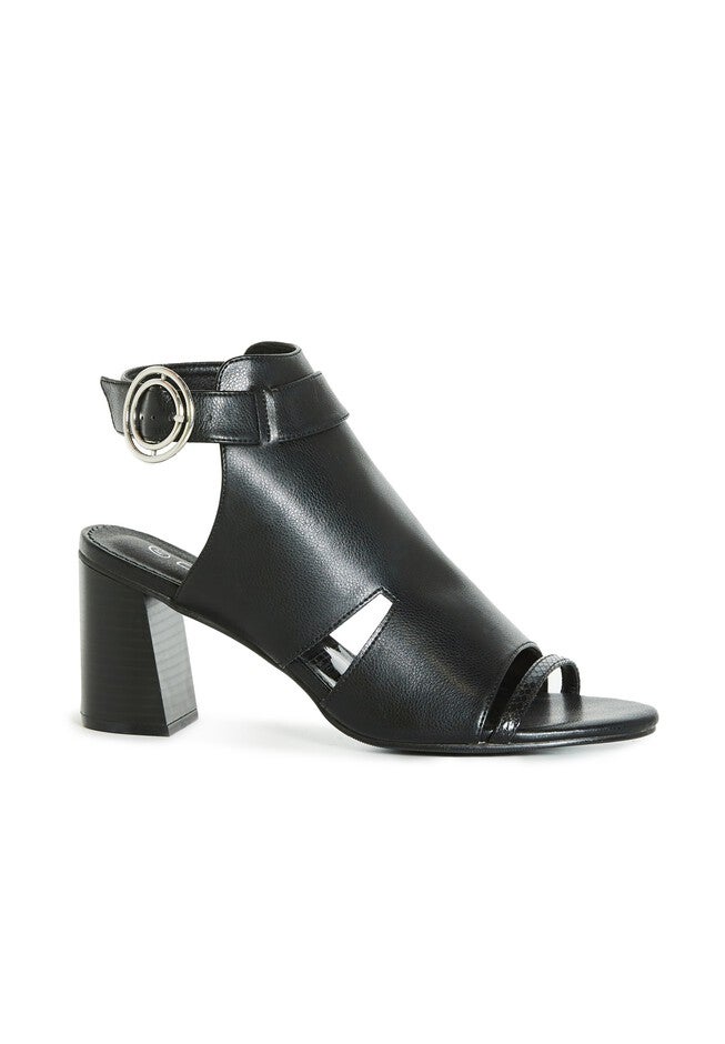 WIDE FIT Buckle Leona Shootie - black, BLACK, hi-res image number null