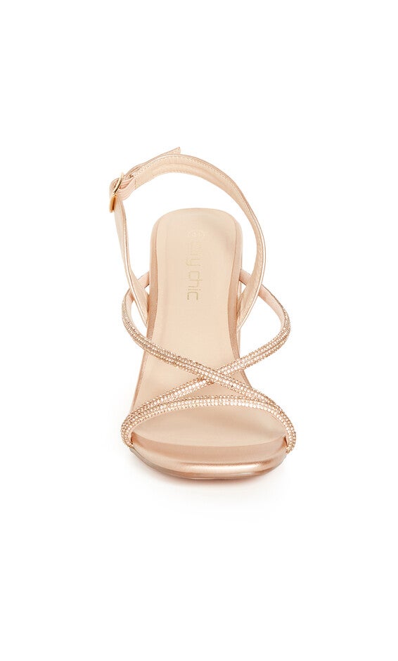 Sparkle Glitz Heel - champagne, BEIGE, alternate image number 4