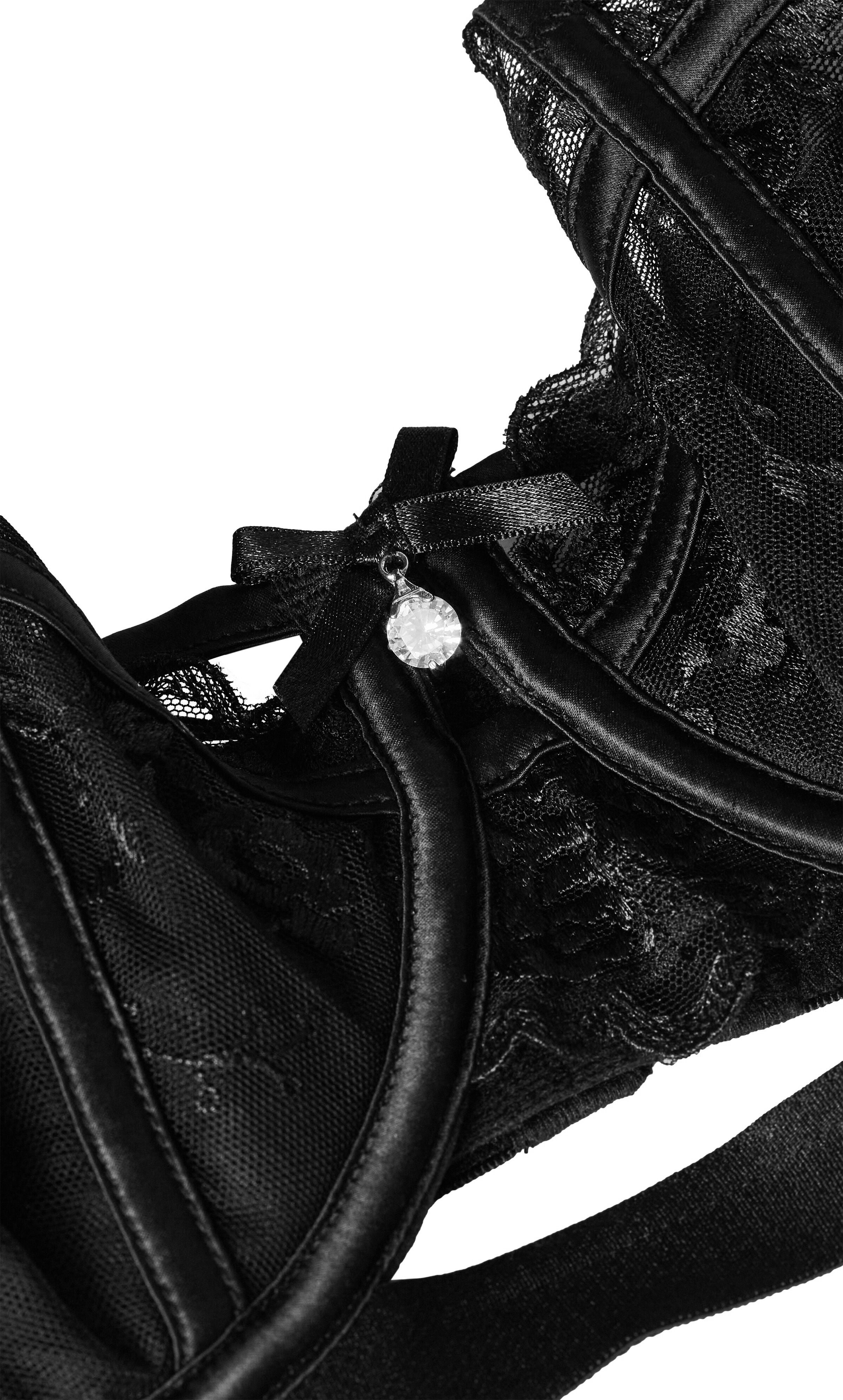 Kristin Demi Underwire Bra - black, BLACK, alternate image number 5