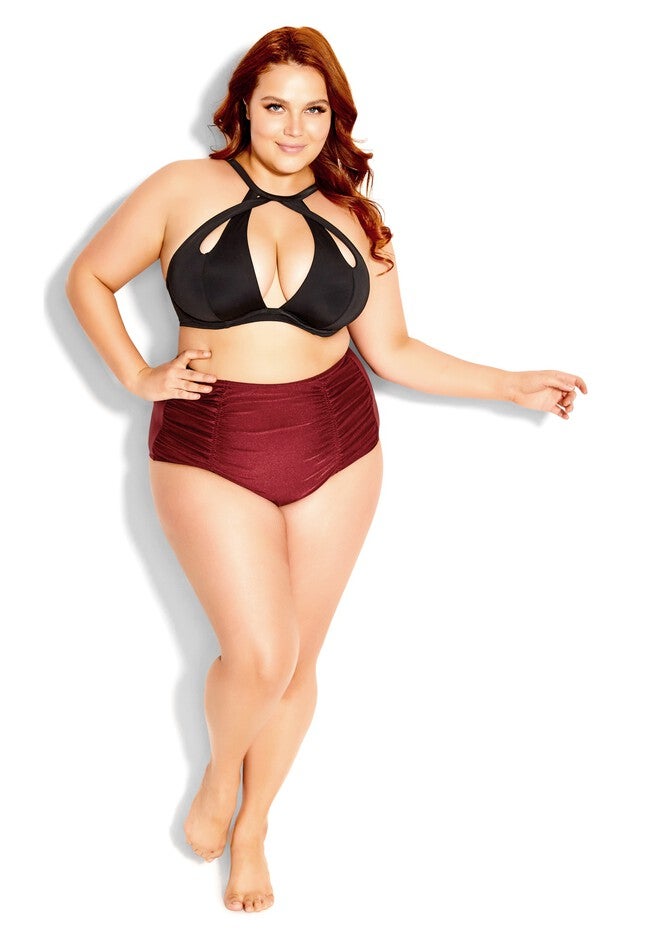 Azores Bikini Brief - merlot, PURPLE, on-hover image number null
