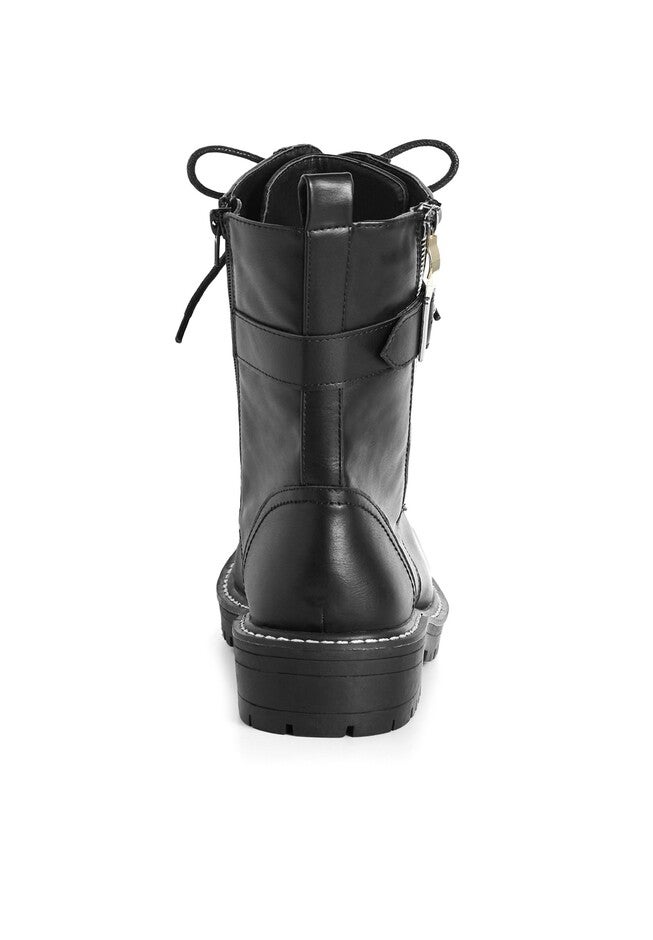 Ocean Lace Up Boot, BLACK, on-hover image number null