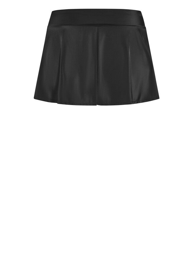 Flare Knit Skirtini, BLACK, alternate image number null