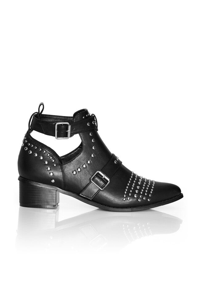 WIDE FIT Cristi Ankle Boot - black, BLACK, on-hover image number null