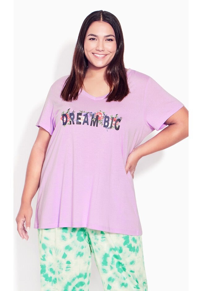 Dream Big Sleep Top, DREAM BIG, hi-res image number null