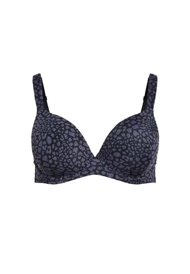 Fashion Plunge Print Bra, BABY ANIMAL, alternate image number 2