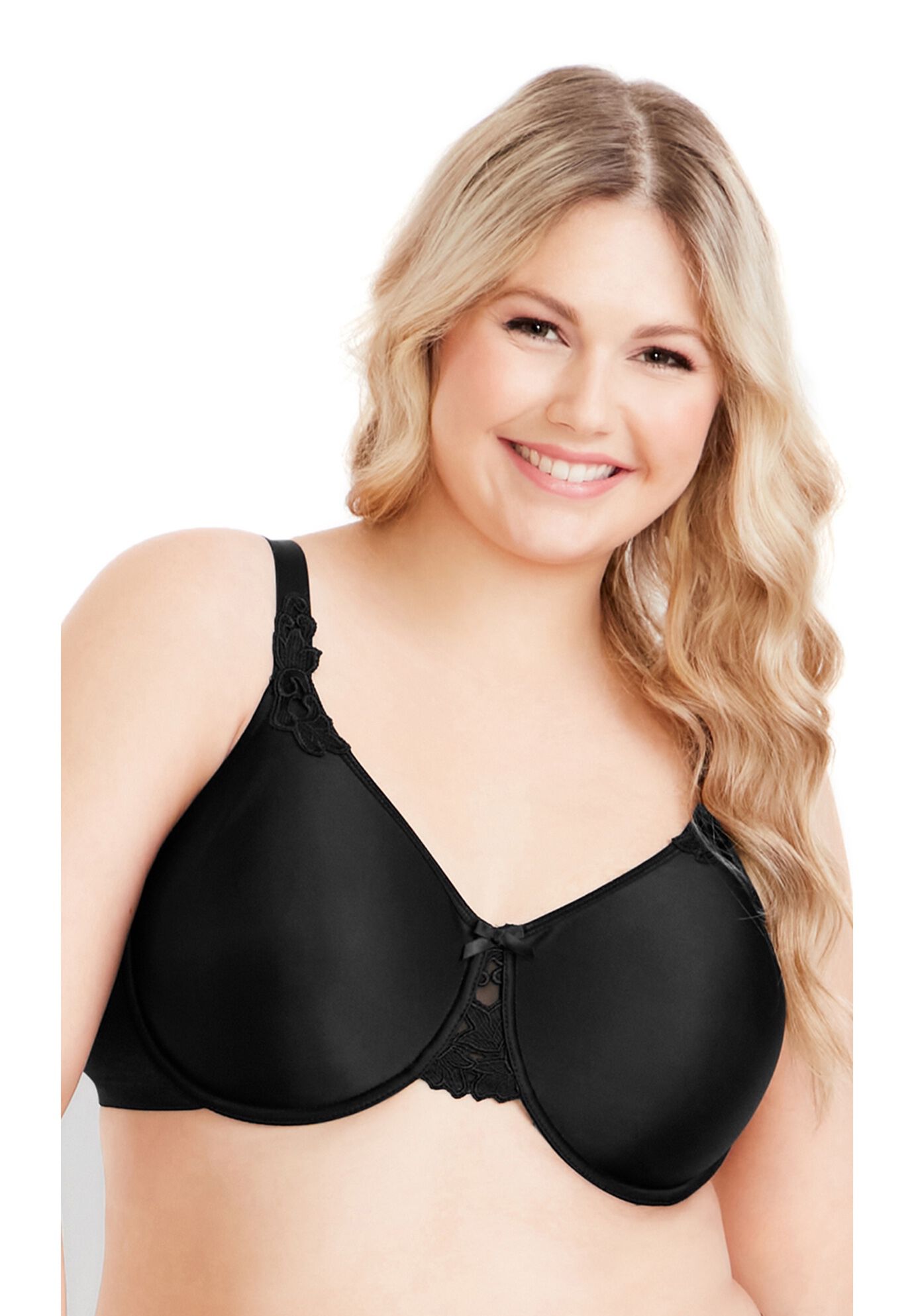 Minimizer Underwire Bra, BLACK, hi-res image number 0