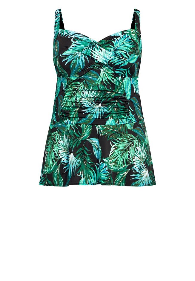 Twist Skirt Print 1 Piece, AMAZONIA, alternate image number 2