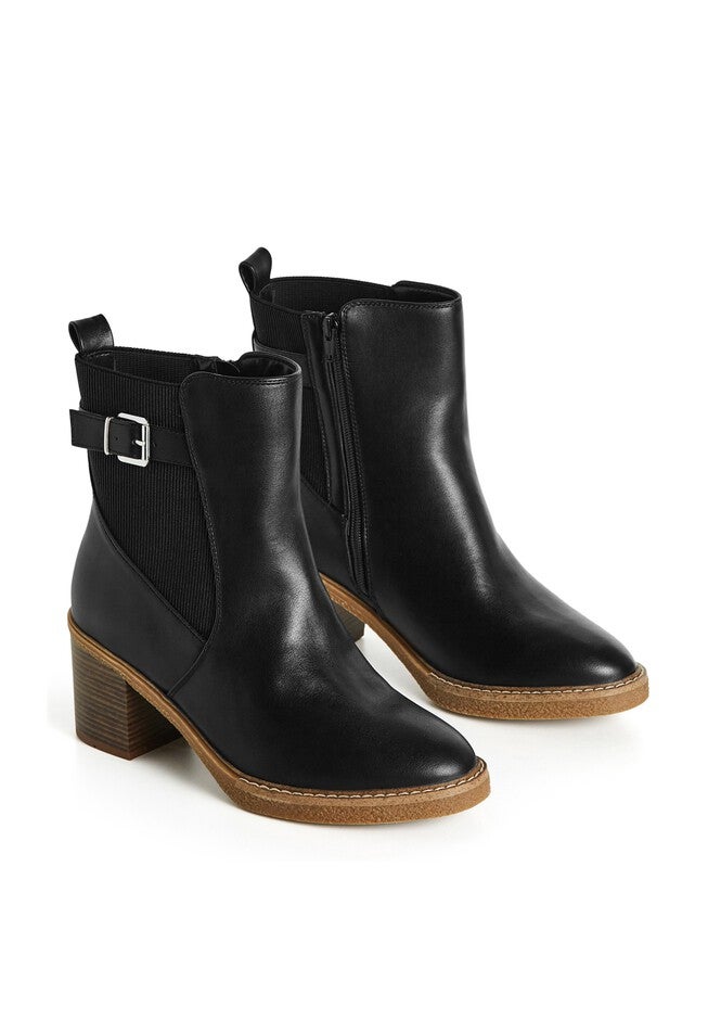 Saskia Ankle Boot, BLACK, alternate image number 6