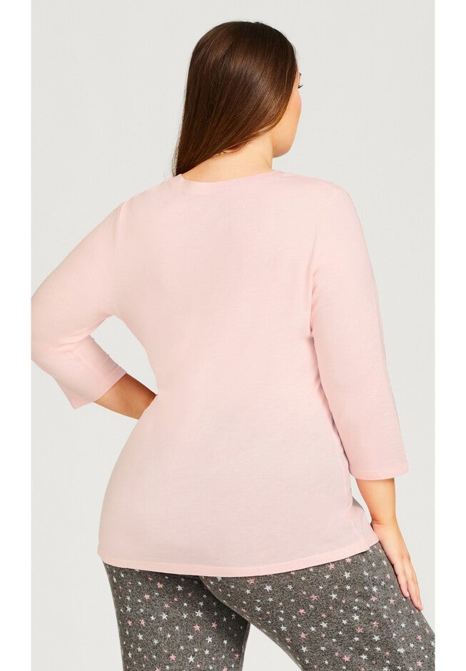 Shine Sleep Top, SHINE PRINT, alternate image number null