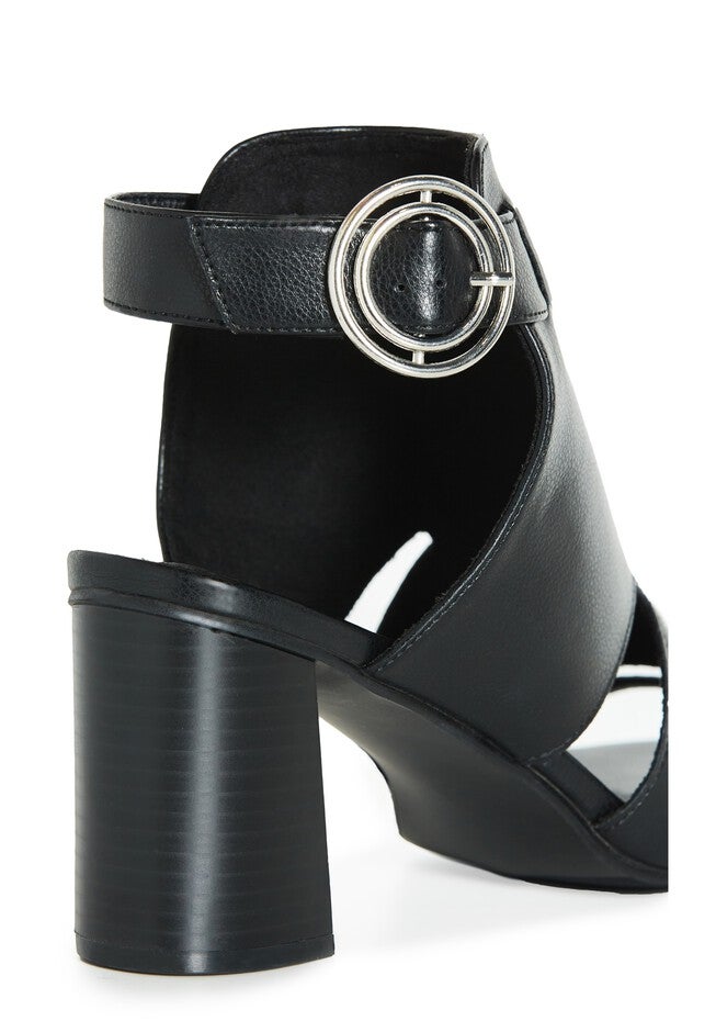 WIDE FIT Buckle Leona Shootie - black, BLACK, alternate image number null