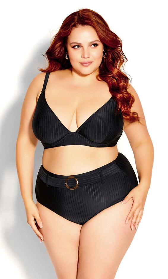 Java Longline Underwire Bikini Top - black, BLACK, hi-res image number null