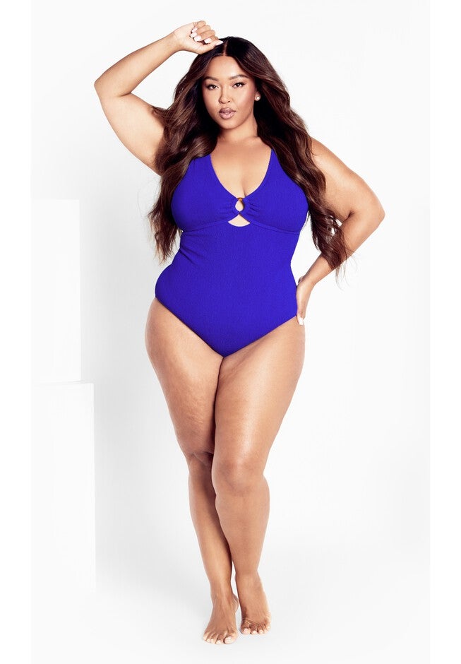 Persia Cut Out 1 Piece - cobalt blue, BLUE, alternate image number null