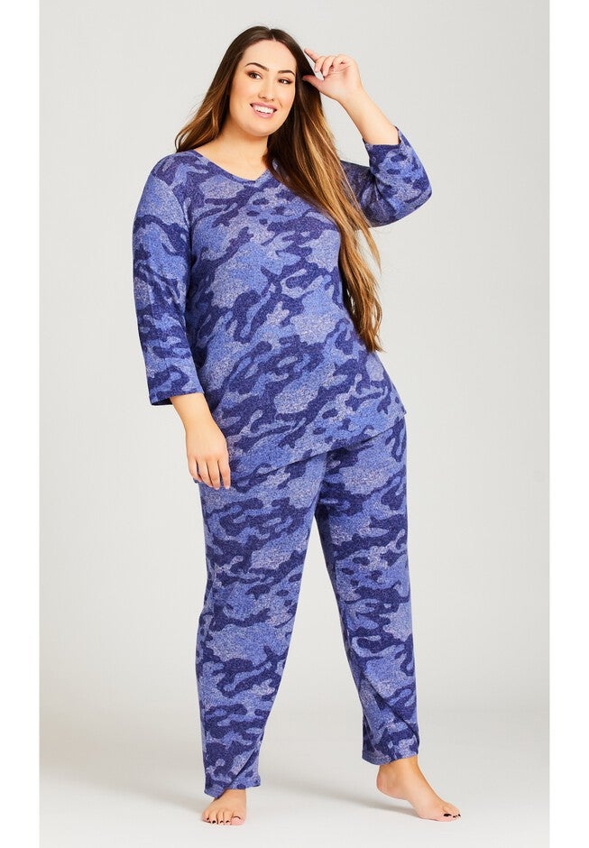 Hacci Camo Top, CAMO LILAC, alternate image number 3