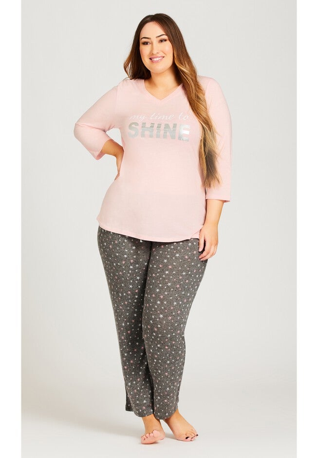 Shine Sleep Top, SHINE PRINT, alternate image number null