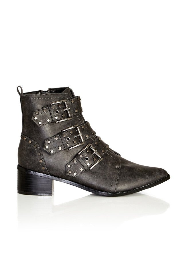 WIDE FIT Zeta Boot - charcoal, CHARCOAL, on-hover image number null