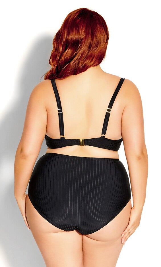 Java Longline Underwire Bikini Top - black, BLACK, alternate image number null