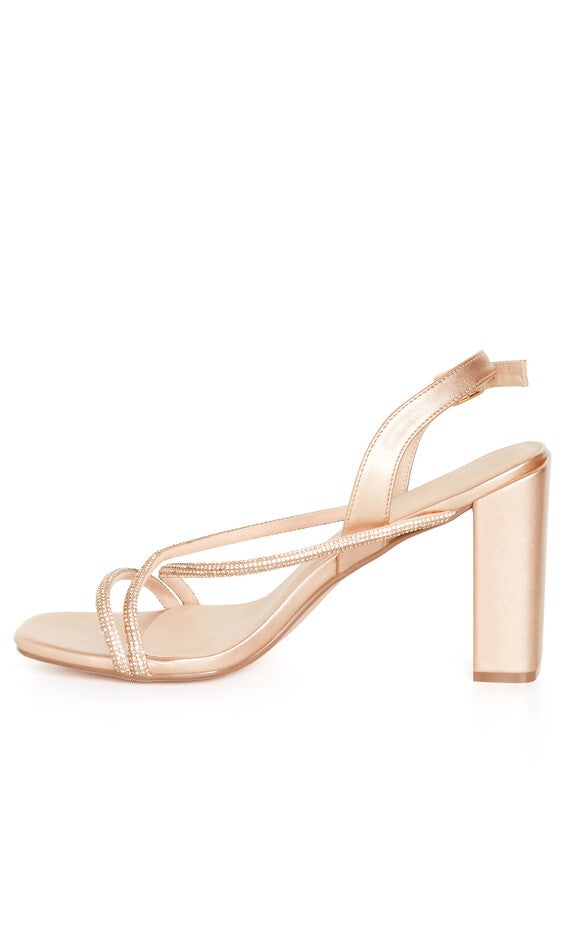 Sparkle Glitz Heel - champagne, BEIGE, alternate image number 3