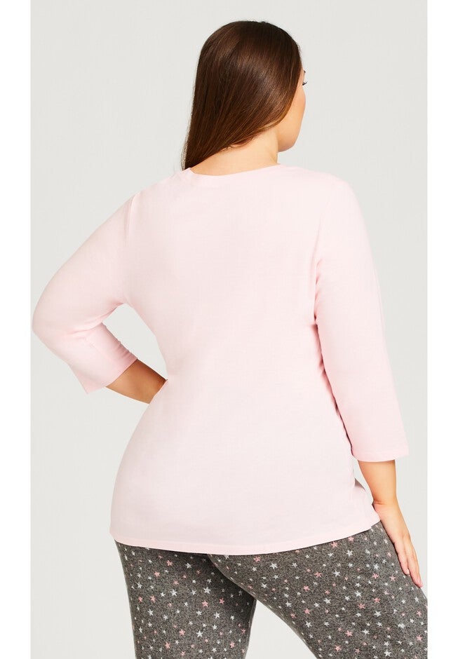 Shine Sleep Top, SHINE PRINT, on-hover image number null